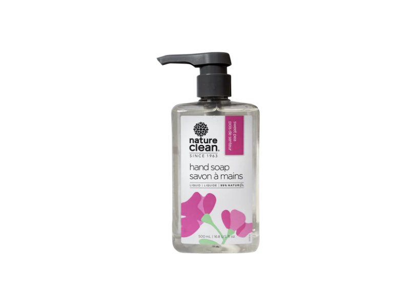 Nature Clean Hand Soap, Sweet Pea, 16.8 fl oz/500 mL