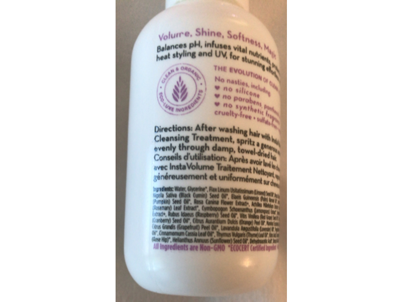 Evolvh Natural Instavolume Elixir, 2 fl oz/60 mL