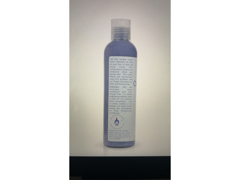 By The Way Purple Conditioner, 8 fl oz/236mL