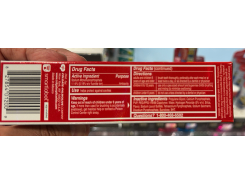 Colgate Optic White Renewal High Impact White Toothpaste, 3.0 oz/85 g