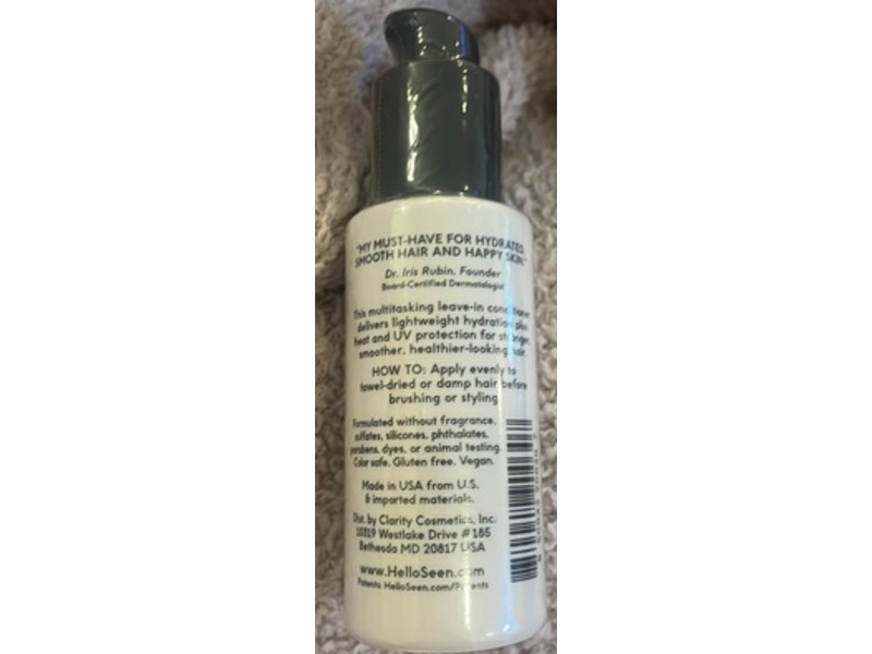 SEEN Leave-In Conditioner, Fragrance Free, 2 fl oz