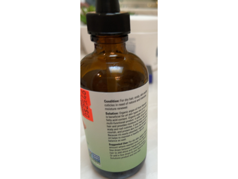 Now Foods Argan Oil, 4 fl oz/118 mL