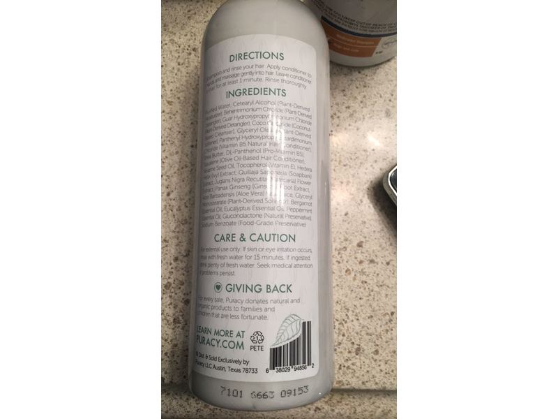 Puracy Natural Conditioner, Citrus & Mint, 16 fl oz