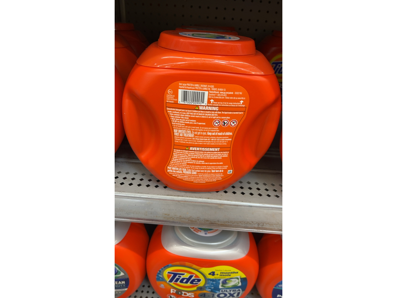 Tide Pods 3-In-1 Laundry Detergent, Original, 34 oz/967 g, 42 Pacs