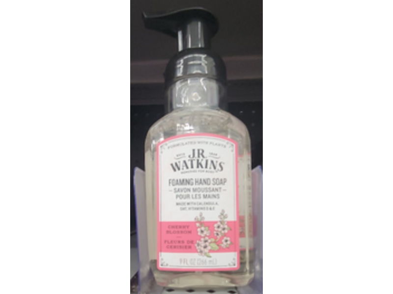 J.R.Watkins Foaming Hand Soap, Cherry Blossom, 9 fl oz/266 mL