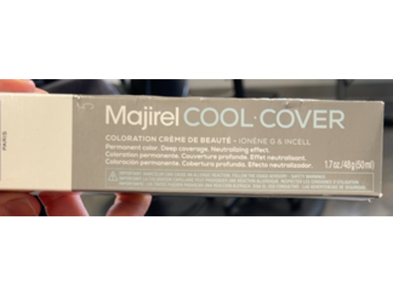 L'Oreal Professional Majirel Cool Cover, No. 5 Light Brown, 1.7 oz/48 g