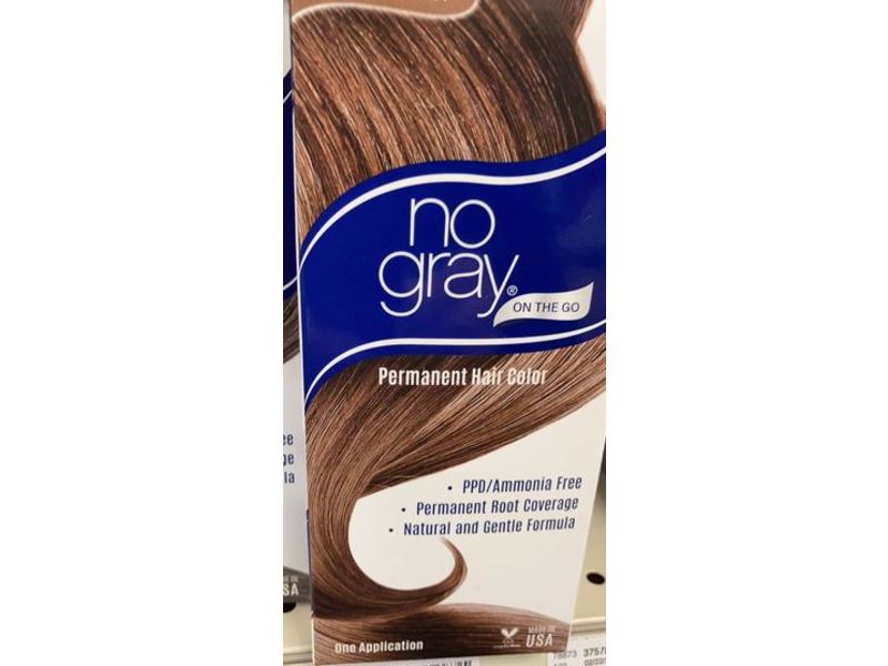 No Gray Permanent Hair Color, Medium Brown, 1 Application