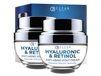 Clear Beauty Anti-Aging Night Cream, Hyaluronic & Retinol, 1.69 fl oz/50 mL, Pack Of 2 - Image 2