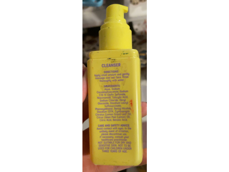 Oxx Cosmetic Gentle Gel Cleanser, Niacinamide & Salicylic Acid, 125 mL