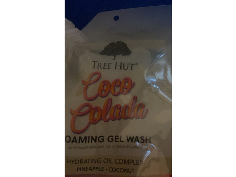 Tree Hut Foaming Gel Wash, Coco Colada, 3.3 fl oz/93 mL