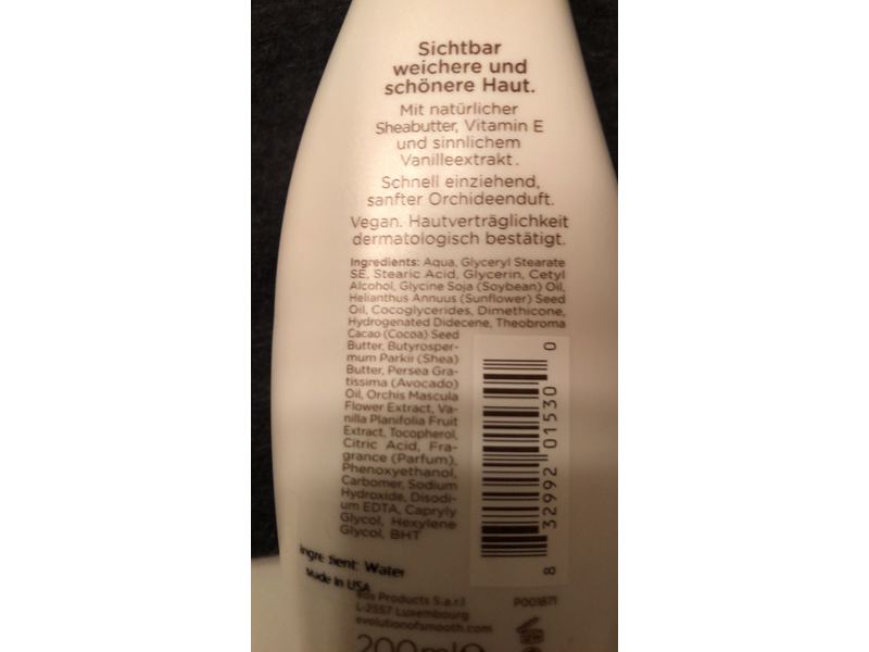 Evolution Of Smooth Ultra Hydration Body Lotion, Vanilla Orchid, 6.76 fl oz/200 mL