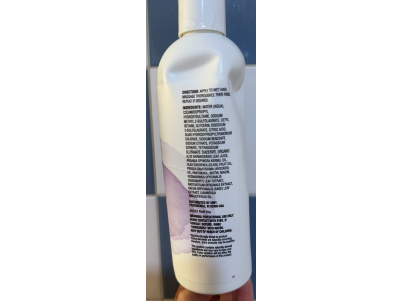 Field Day Lavender Shampoo, Argan, Olive & Avocado Oil, 16 fl oz/473 mL