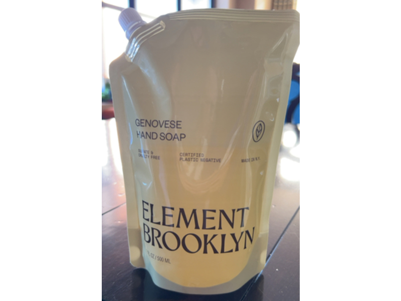 Element Brooklyn Hand Soap, Genovese, 16 fl oz/500 mL