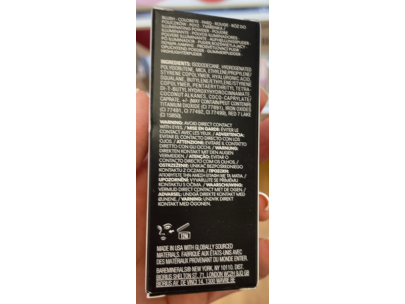 bareMinerals Complexion Rescue Highlighting Blush, Opal Glow, 0.5 fl oz/15 mL