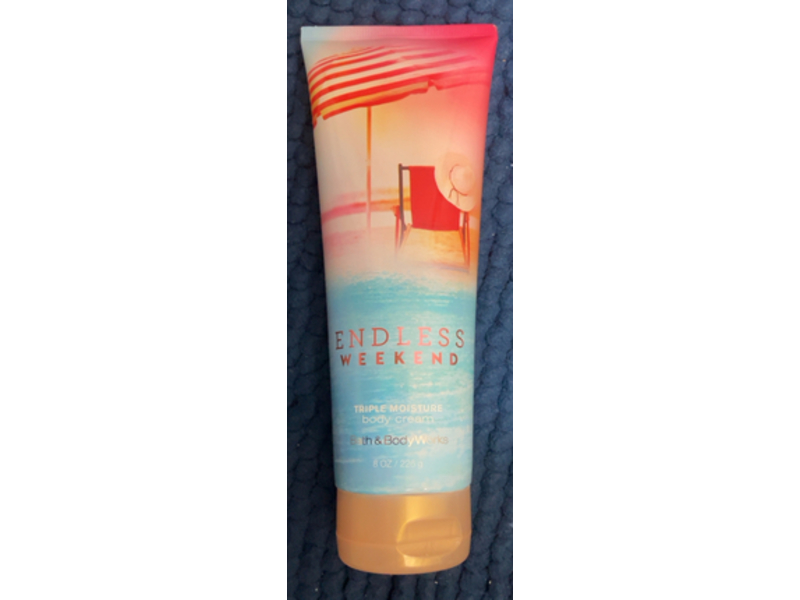 Bath & Body Works Triple Moisture Body Cream, Endless Weekend, 8 oz/226 g