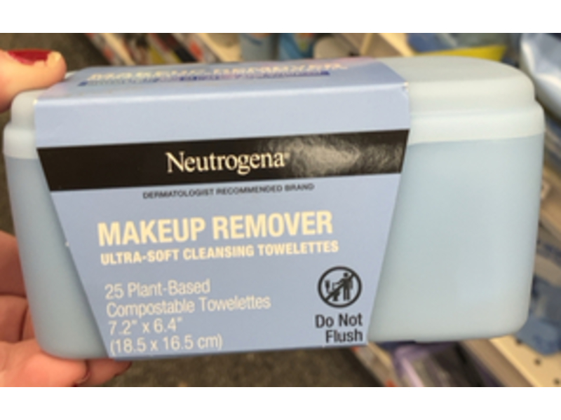 Neutrogena Makeup Remover Ultra-Soft Cleansing Towelettes, 25 Count