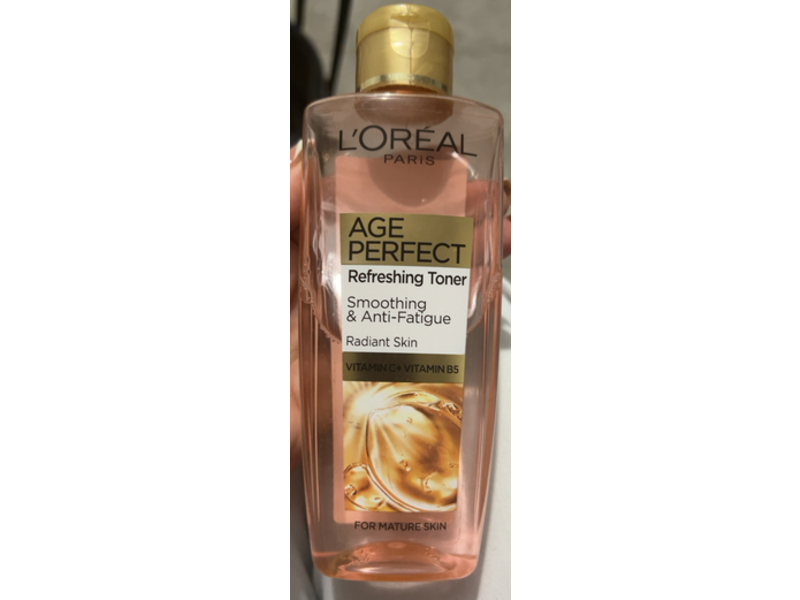 L'Oreal Paris Age Perfect Refreshing Toner, Vitamin C + Vitamin B5, 200 mL