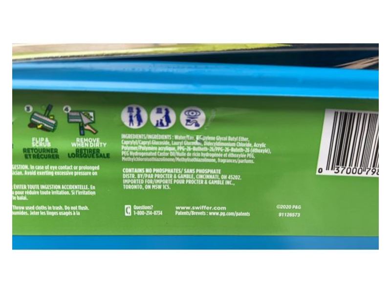 Swiffer Heavy Duty Pet Wet Mopping Cloths, Odor Defence, 32 Count