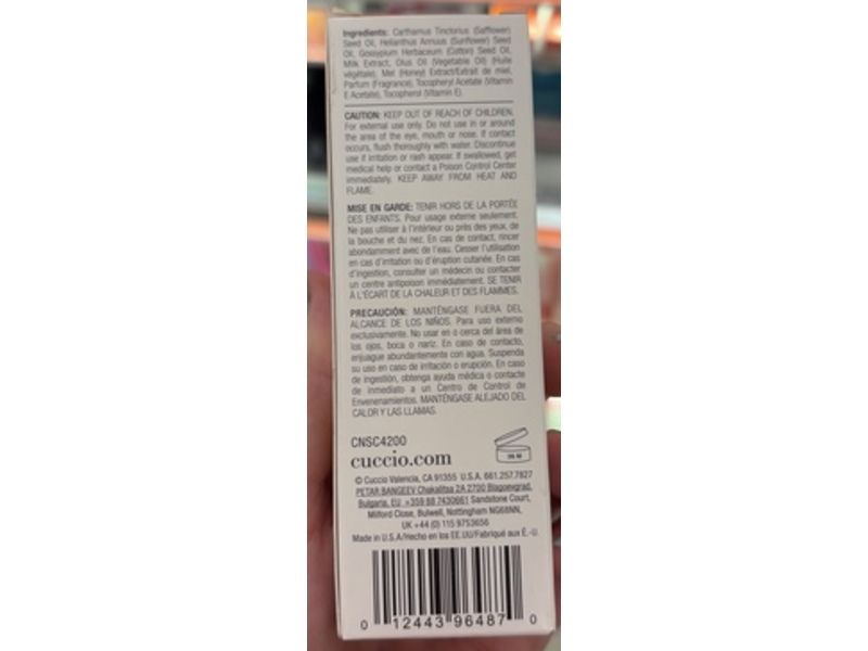 Cuccio Naturale Revitalizing Cuticle Oil, Milk & Honey, 1.9 fl oz/56 mL