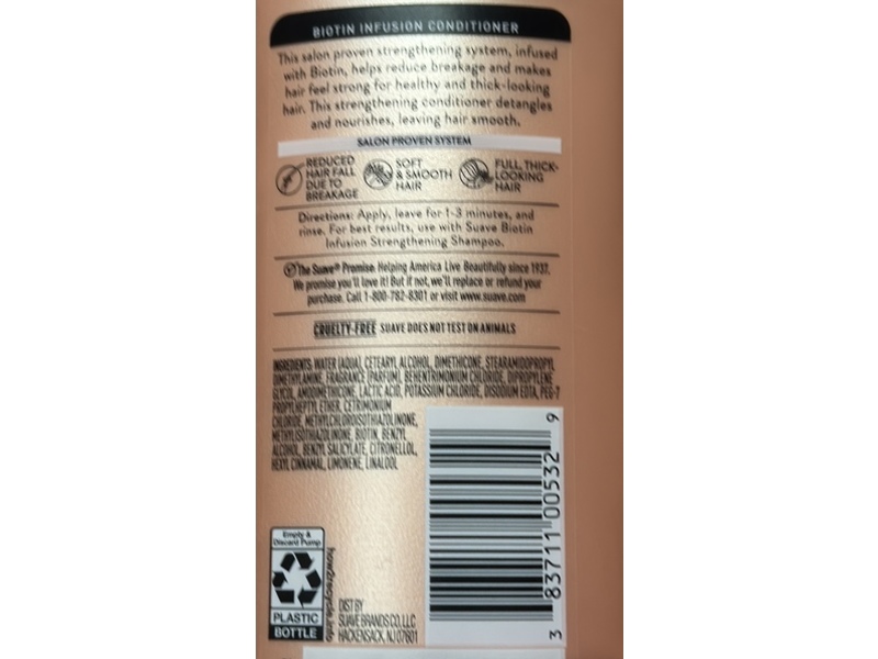 Suave Biotin Infusion Conditioner, Strengthening, 28 fl oz/828 mL