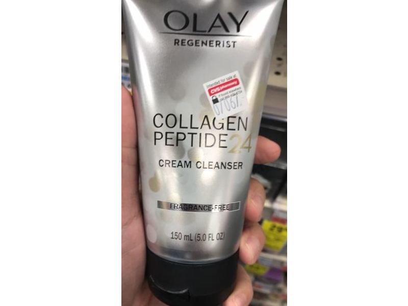 Olay Regenerist Collagen Peptide 24 Cream Cleanser, 5.0 fl oz/150 mL