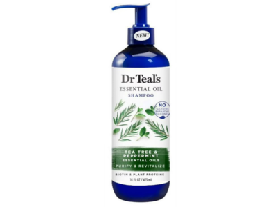 Dr Teal's Essential Oil Shampoo, Tea Tree & Peppermint, 16 fl oz/473 mL