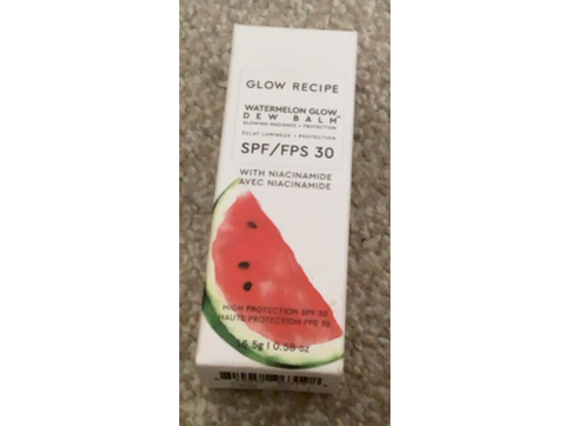 Glow Recipe Watermelon Glow Dew Balm, SPF 30 with Niacinamide, 0.58 oz/16.5 g