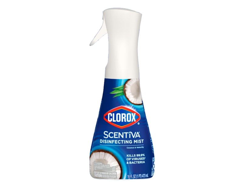 Clorox Scentiva Disinfecting Mist, Coconut & Waterlily, 16 fl oz/473 mL