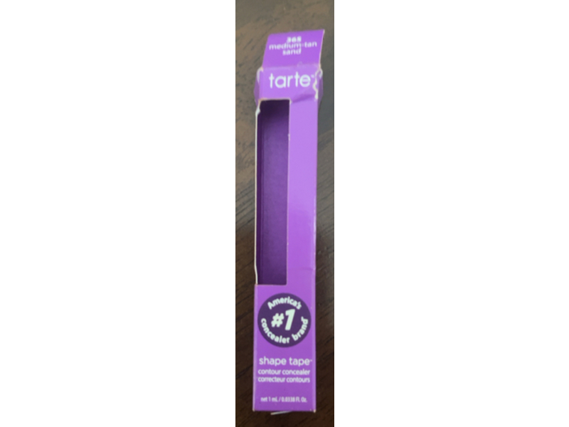 Tarte Shape Tape Contour Concealer, 36S Medium-Tan Sand, 0.0338 fl oz/1 mL