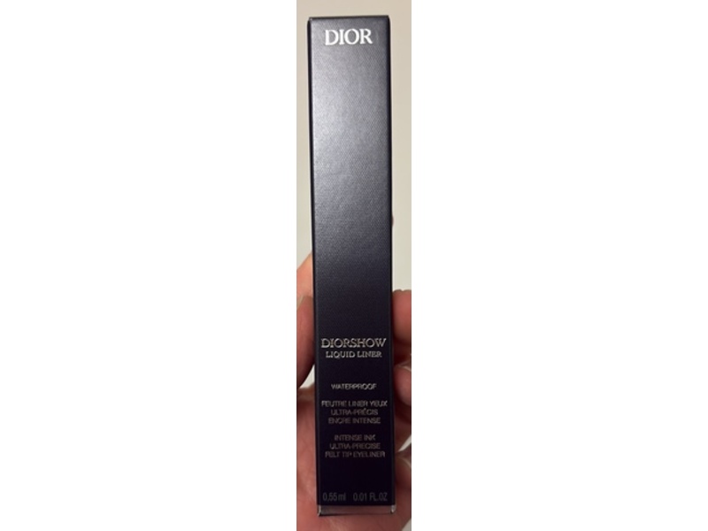 Dior Liquid Liner, Satin Black, 0.01 fl oz/0.55 mL