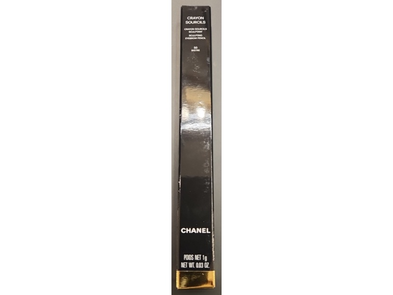Chanel Crayon Sourcils Sculpting Eyebrow Pencil, 50 Bistre, 0.03 oz/1 g