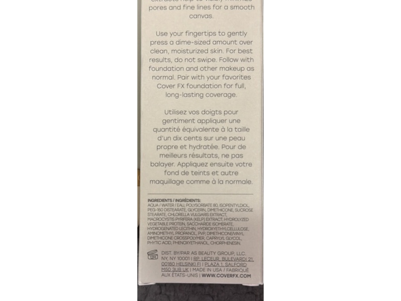 Cover Fx Gripping Primer, 1 fl oz/30 mL