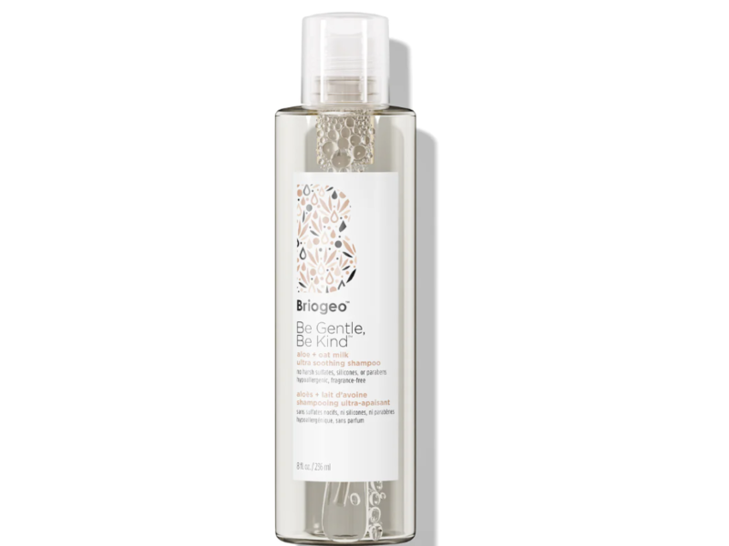 Briogeo Be Gentle Be King Ultra Soothing Shampoo, Aloe + Oat Milk, 8 fl oz/236 mL
