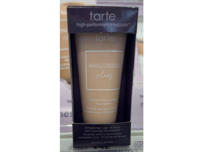 Tarte Amazonian Clay Full Coverage Foundation, 20N Light Neutral, 0.5 fl oz/15 mL