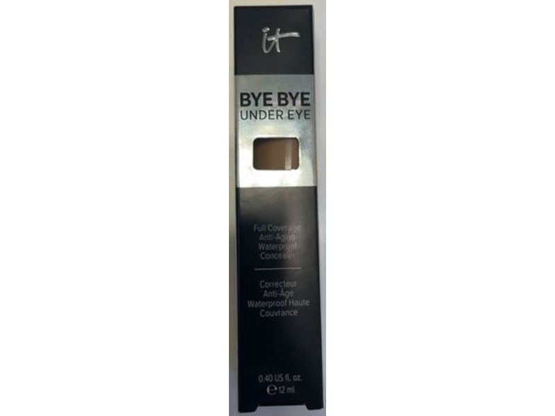 it Cosmetics Bye Bye Under Eye Anti-Aging Waterproof Concealer, 21.5 Medium Nude, 0.4 fl oz/12 mL