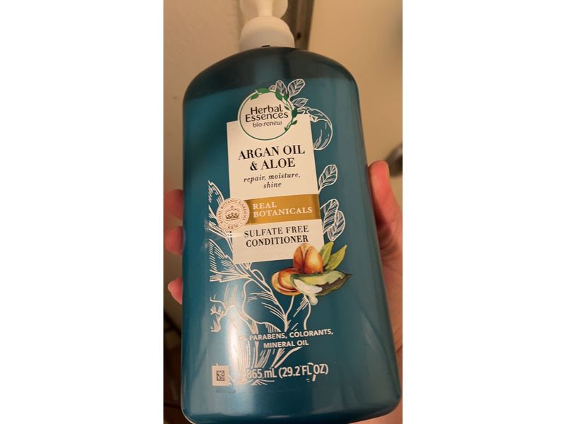 Herbal Essences Sulfate Free Conditioner, Real Botanicals, Argan Oil & Aloe, 29.2 fl oz (865 mL)