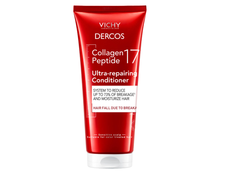 Vichy Dercos Collagen Peptide 17 Ultra Repairing Conditioner, 6.76 oz