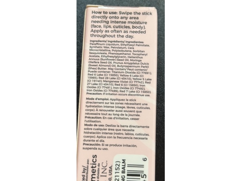 LA Splash The Everything Hydrating Balm, Sunflower Seed Oil + Sweet Almond Oil + Vitamin E, 0.24 oz/7 g