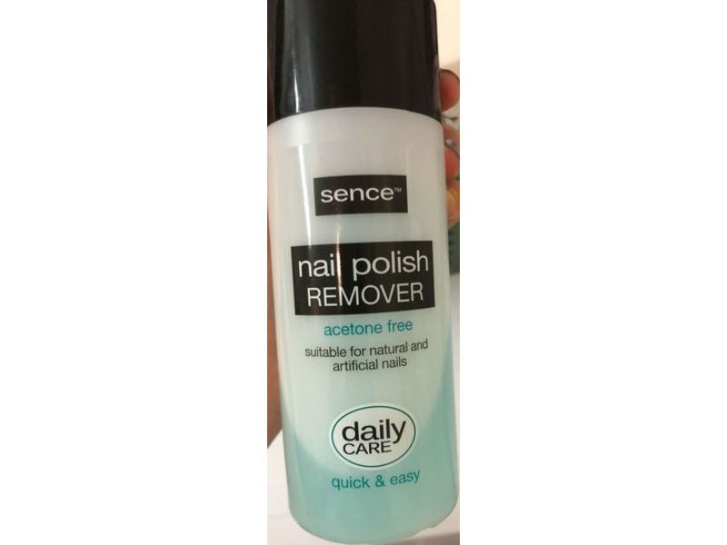 Sence Nail Polish Remover, Acetone Free, 200 mL