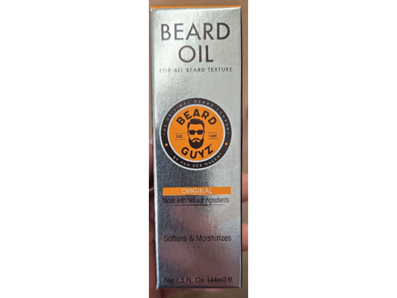 Beard Guyz Softens & Moisturizes Beard Oil, Original, 1.5 fl oz/44 mL