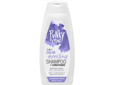 Punky Colour 3-In-1 Color Depositing Shampoo + Conditioner, Lavenderapturous, 8.5 fl oz/250 mL