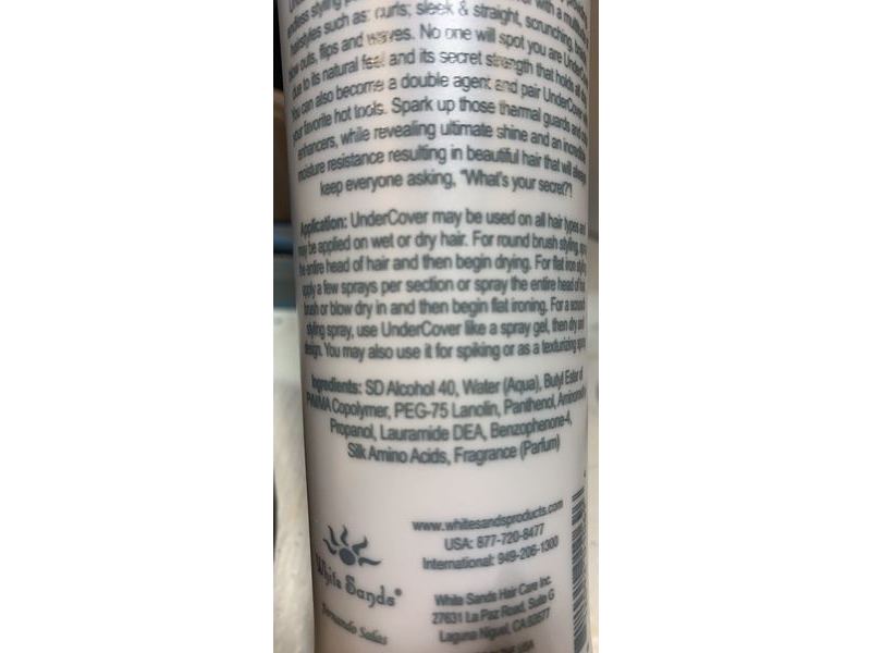 White Sands Undercover Styling Spray, 8.5 fl oz/255 ml