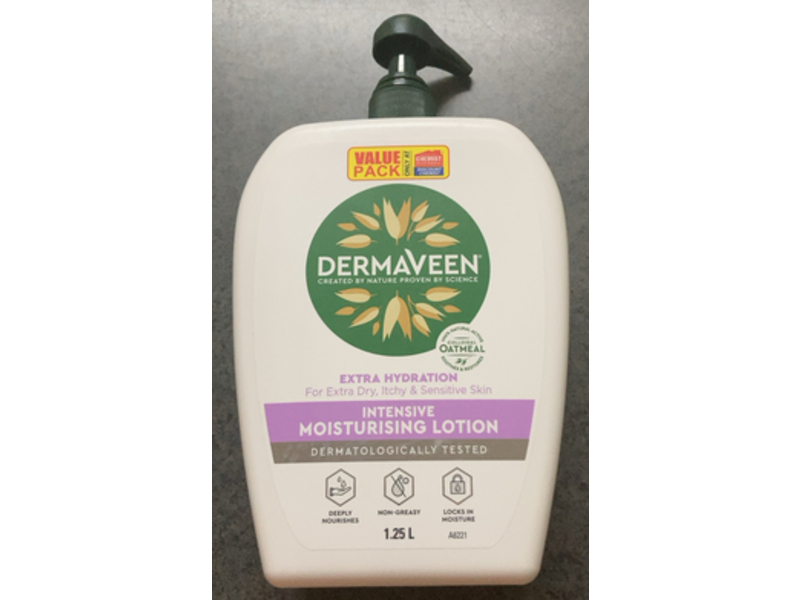 Dermaveen Intensive Moisturising Lotion, Extra Hydration, 1.25 L