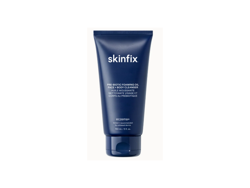 Skinfix Eczema+ Pre-Biotic Foaming Oil Cleanser, 5 fl oz/150 mL
