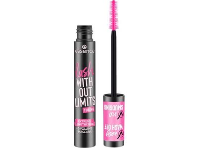 Essence Lash With Out Limits Extreme Lengthening & Volume Mascara, 04 Black Tubing, 0.1 fl oz/30 mL