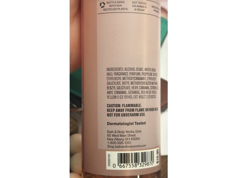 Bath & Body Works Fine Fragrance Mist , Plumeria, 8 fl oz/236 mL