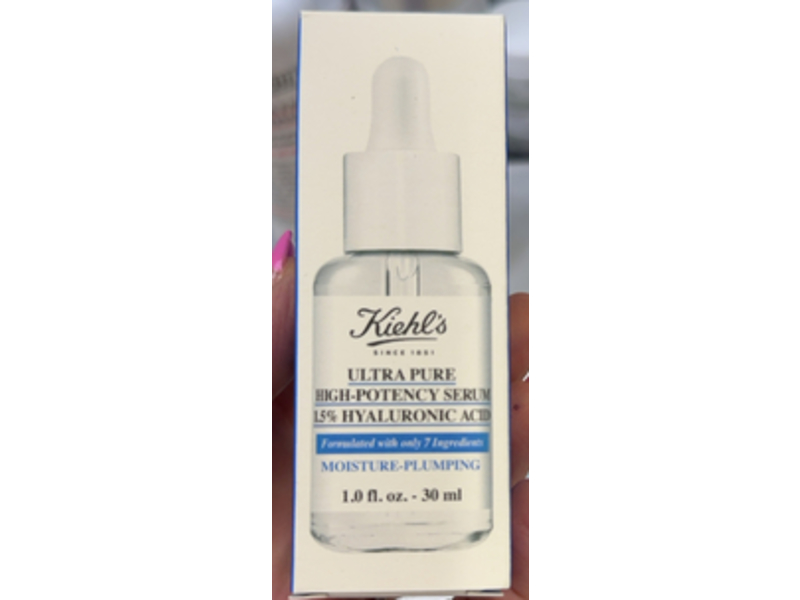Kiehl's Since 1851 Ultra Pure High-Potency Serum, 1.5% Hyaluronic Acid, 1 fl oz/30 mL