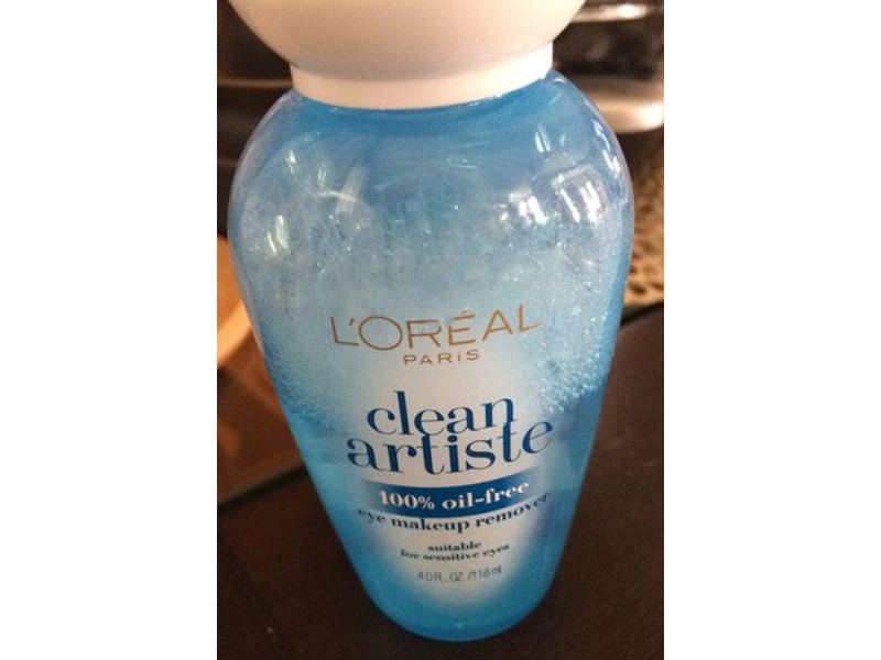 L'Oreal Paris Clean Artiste Eye Makeup Remover, 4 fl oz/118 mL