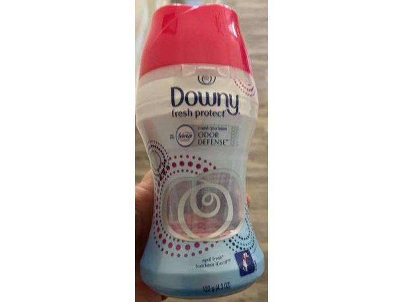 Downy Fresh Protect In Wash Odor Defense, April Fresh, 4.3 oz/122 g, Pack Of 4