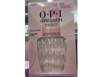 Opi Xpress/On Instant Gel Like Salon Manicure Press On Nails, 24K Drip Medium, 30 Nails - thumbnail 2